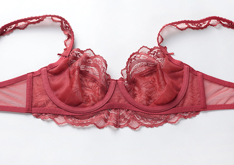 Women's Lace Underwire Bra & Panty Set