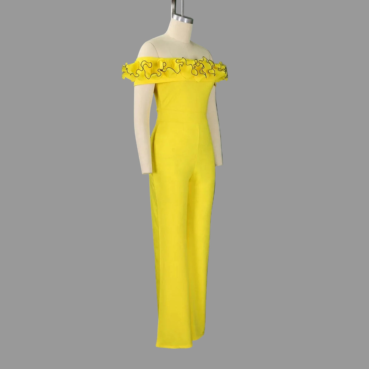 Women’s Ruffle Off-Shoulder Jumpsuit