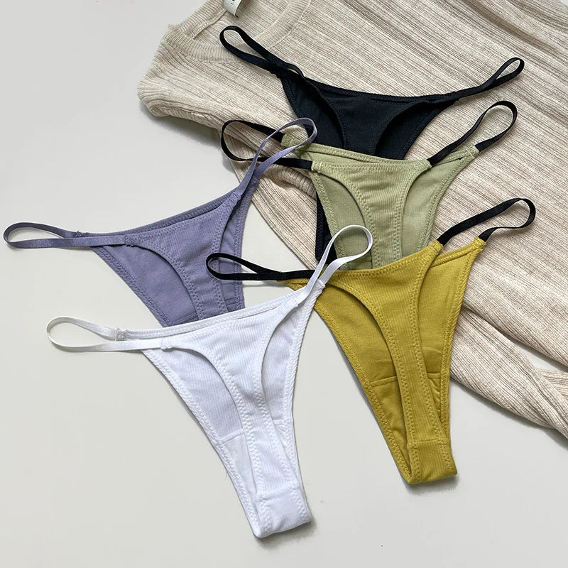 Women’s Cotton G-String Panties