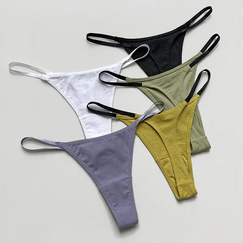 Women’s Cotton G-String Panties
